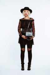 METAL HEART MINI TOTE BAG