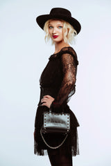 METAL HEART MINI TOTE BAG