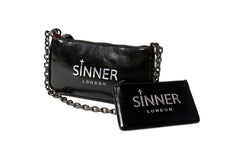 BLACK ROSE SHOULDER BAG