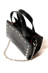 METAL HEART MINI TOTE BAG