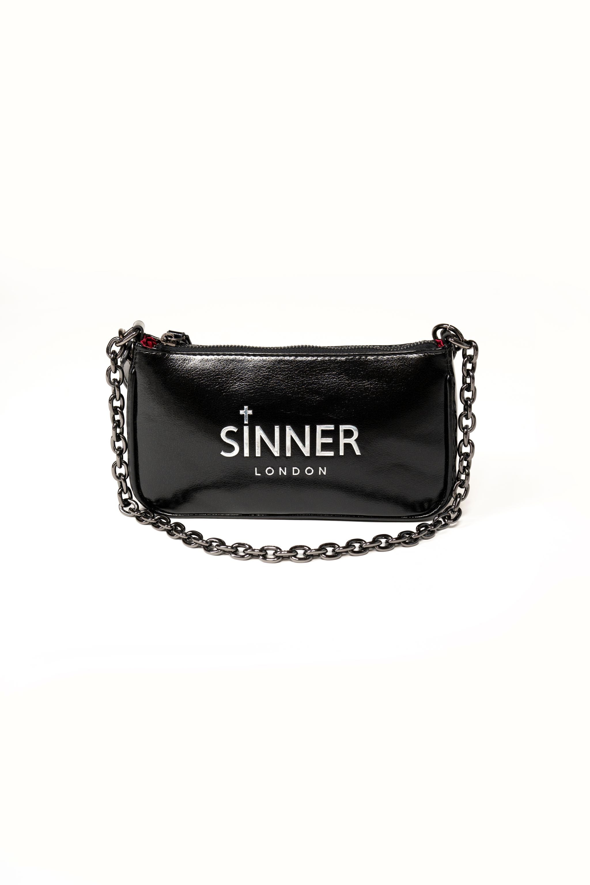 BLACK ROSE SHOULDER BAG